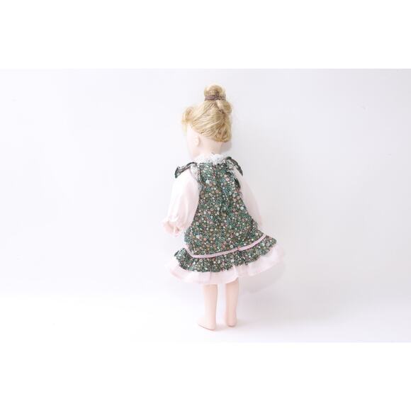 Effanbee, Dressed Doll, 11 1/2", Bent Arms, Old Style, Retro, Long Floral Dress - Picture 3 of 5